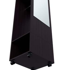 DEVon ตู้เสื้อผ้าไม้เปิดประทุนสีดำสำหรับห้องนอนที่เก็บเสื้อผ้าสไตล์ยุโรปสำหรับการประชุมเชิงปฏิบัติการอพาร์ตเมนต์ - Product Image 5