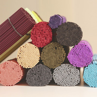 Vente en gros noir brun gris original vert bleu violet rouge jaune rose fibre roseau diffuseur bâton