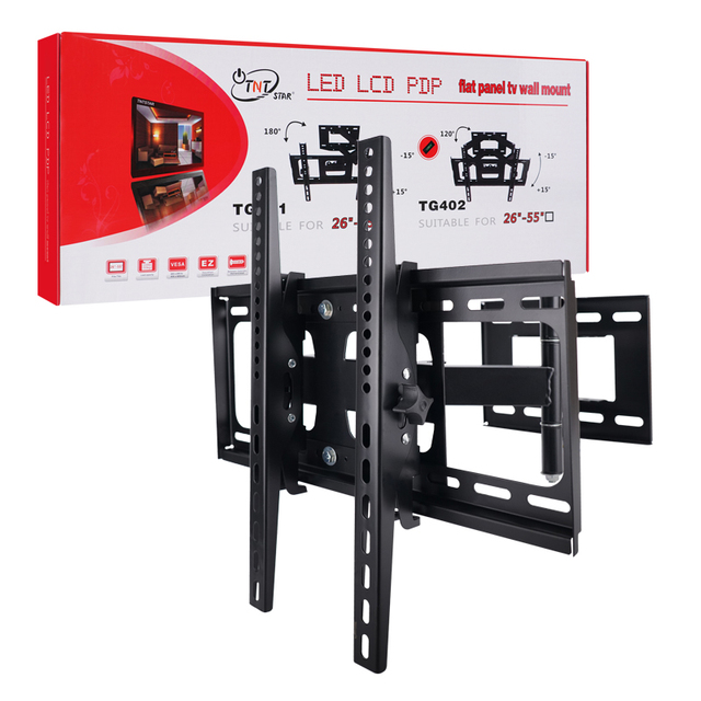 TNTSTAR TG-402 New Tv Stands Designs Scissor Wall Mount Rack Strip Bracket Iron Glossy Tv Stand
