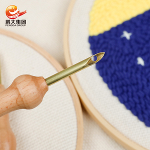 Pengda broderie stylo artisanat outil <span class=keywords><strong>bois</strong></span> cuivre en <span class=keywords><strong>bois</strong></span> poignée poinçon aiguille - Product Image 4