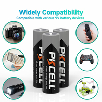 PKCELL 1200 cycles 3600mah 1.5v Usb Aa Type C Batteries rechargeables au lithium pour récepteur de souris sans fil