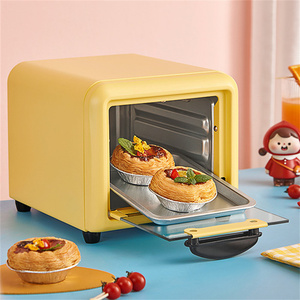 Nướng lò xách tay mini 4 inch bánh trứng Tart nướng bếp cơ khí nướng thịt nướng màu vàng lò nướng điện mini 5L - Product Image 3