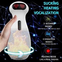 Hot Robot Shape Männlicher Mastur bator Vibration Pocket Pussy Echte Vagina Oral Masturbation Cup Mann Adult Vagina Sexspielzeug für Männer