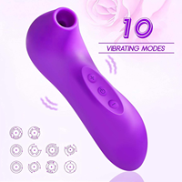 Saugvibrator Rose Saugvibrator für Klitoris und Brustwarzen 10 Saug- und Vibrationsmodi Erwachsenenspielzeug für Frauen