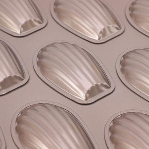 Cetakan Kue Madeleine Anti Lengket <span class=keywords><strong>24</strong></span> Cup dari Logam Emas yang Dapat Disesuaikan, Loyang Kue dan Loyang Muffin untuk Penggunaan di Oven - Product Image 6