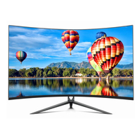 Monitor para videojuegos de 32 pulgadas, pantalla curva LCD para PC, monitores de juegos de escritorio, 1K, 144hz