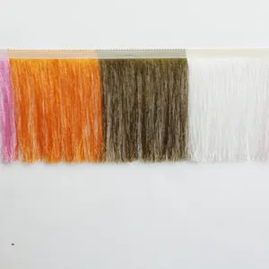 Wholesale 100% Polyester Simple Design Fringe Trims For Decorative Curtains Garments Home Textiles