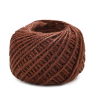 Cordon en jute de 2 mm * 50 m, corde en chanvre, ficelle rustique, emballage cadeau, ficelle de décoration de mariage, corde en chanvre DIY