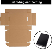 Boîte en carton recyclable sur mesure de 4 mm d'épaisseur, emballage en carton ondulé, boîte d'expédition, carton en papier kraft écologique