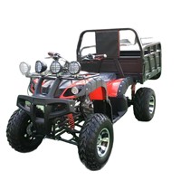 Mini-tracteur électrique tout-terrain (ATV) chinois, véhicule utilitaire léger (EV) pour petite ferme, 4 roues, avec benne de chargement, remorque agricole, chariot de plage, véhicule tout-terrain (UTV)
