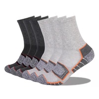 Chaussettes de marque en coton pour hommes, décontractées, tricotées en jacquard, avec lettres, en gros, pour les sportifs