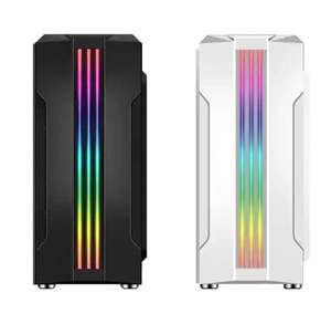 Boîtier de jeu à large corps Refroidissement par eau Verre trempé Boîtier PC <span class=keywords><strong>Gamer</strong></span> <span class=keywords><strong>Grand</strong></span> châssis Boîtier d'ordinateur de bureau avec ventilateur 8 RGB - Product Image 1