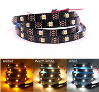 Bande lumineuse LED flexible adressable 5M/16.4ft Pixel TM1814 DC12/24V 4IN1 RGBW 300LEDs