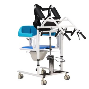 Heavy Duty 4-in-1 Medical Commode Chair 400lbs Capacity Adjustable Arms Back Padded Toilet Potty Seniors Therapy Supplies - Product Image 1
