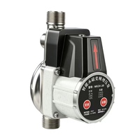Pompa Air Mini Pipa Stainless Steel DC 24V Tiga Pengaturan Kecepatan Pompa Booster Cerdas Magnet Permanen Variabel OEM