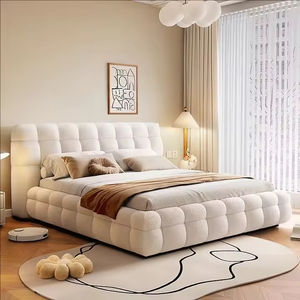 Cama Moderna Tapizada en Tela de Último Diseño, Cama Doble Suave de Alta Calidad, Estructura de Cama King y Queen Size, Muebles de Dormitorio Bonitos - Product Image 5