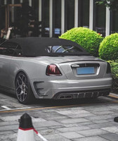 Nuevo Kit de Carrocería en Negro Carbono para Rolls-Royce Wraith con Alerón Delantero/Trasero - Piezas de Auto de Alta Calidad 100% Compatibles