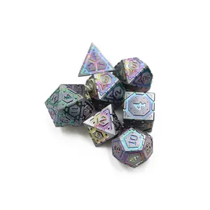New Style Luxury Rpg D20 16mm Polyhedral Dnd Metal Dice