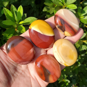 หินปาล์มมูไคท์ธรรมชาติหินคริสตัลกระเป๋าหินคริสตัลสำหรับสะสมและตกแต่งบ้าน - Product Image 1