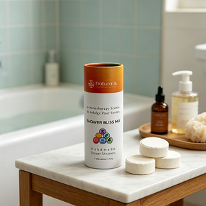 Tube en papier rond personnalisé avec logo imprimé pour les bombes de bain aromathérapeutiques Shower <span class=keywords><strong>Bliss</strong></span> Mix, emballage écologique en forme de cylindre - Product Image 1