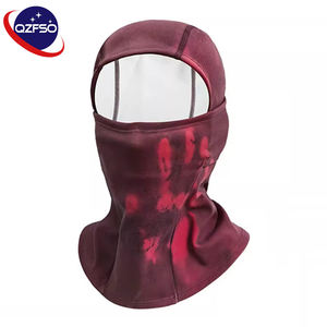 Masque de ski QZFSO personnalisé avec logo, fonction thermoréactive, pour le cyclisme en plein air, le sport d'hiver, couvre-visage complet pour homme, balaclava - Product Image 1