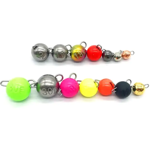 Offre Spéciale Tungstène Cheburashka Sinker Cheburashka Tungstène Noir Nokel en Stock 0.3g 0.5g 0.7g 1g 1.5g - Product Image 4