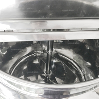 Mélangeur en acier inoxydable de qualité alimentaire personnalisé de 500 L avec agitateur supérieur et réservoir de mélange