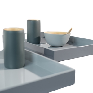 Plateau de service en laque artisanale de luxe Minh Giang pour coffrets cadeaux d'affaires et aménagement intérieur haut de gamme - Product Image 1