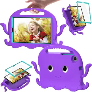 Full body protection cover Tab A 8.0 T290 EVA children safety case for Samsung tab A7 lite T220 handle grip cover housing