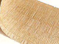 Panneau de pierre flexible à texture bois scié, ultra-fin et léger, revêtement mural en grain de bois MCM pour façade extérieure et intérieure