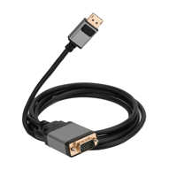 Aluminium dp au câble vga mâle à mâle full hd 1080p pour home cinéma