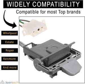 Interruptor <span class=keywords><strong>de</strong></span> Tapa <span class=keywords><strong>de</strong></span> Lavadora Eléctrico Ecológico <span class=keywords><strong>de</strong></span> Plástico Seentech 285671, 220V, 1 Año <span class=keywords><strong>de</strong></span> Garantía, para <span class=keywords><strong>Lavadoras</strong></span> <span class=keywords><strong>Whirlpool</strong></span>, 1.5W, 1.5cm - Product Image 2
