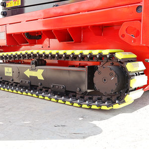 Elevador Tesoura Elétrico sobre Esteiras com Bateria, Altura de Trabalho de 13,80m e Capacidade para 2 Pessoas - Product Image 5