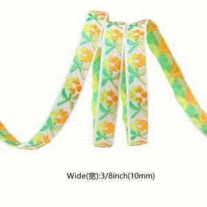 Nouveauté : Ruban brodé floral de 1,2 cm pour emballages cadeaux et bouteilles de vin, 5 yards/rouleau - Product Image 2