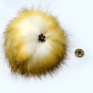 2024 alta calidad precio bajo color clásico mapache piel de zorro pompón para sombrero gorros DIY piel pompón bolsas bufanda Accesorios - Product Image 6