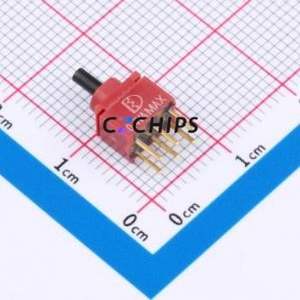 2UD3T1A1M2RES Push Button Switch Through hole Component (THT) Switch - Product Image 1