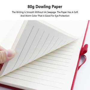 Promotional Manufacturer Custom A5 Softcover PU Leather <b>Note</b> <b>Book</b> Business Gift Office Supplier Notebook With Logo - Product Image 5