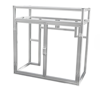 Profilé en aluminium industriel standard européen 4040, support de cadre et de profilé en aluminium pour l'assemblage d'équipements