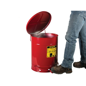 Carvel 408x514mm contenedor de residuos inflamable o aceitoso accionado por pedal, 52lt - Product Image 2