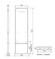 UHF 860-960 MHZ RFID bibliothèque porte système antivol uhf rfid lecteur porte pour super marché