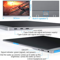 Moniteur portable super fin et super léger de 11,6, 13,3 et 15,6 pouces, écran IPS HD 1920x1080, moniteur LED pour ordinateur