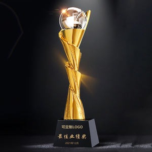 راتنج كريستال إبداعي مخصص من البرونز الذهبي الفضي جائزة كرة السلة السنوكر - Product Image 6