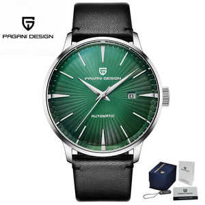 Reloj de Pulsera Mecánico Automático Clásico Pagani Design PD-2770 2770, Reloj de Lujo a Prueba de Agua con Correa de Cuero y Acero Inoxidable para Hombre - Product Image 2