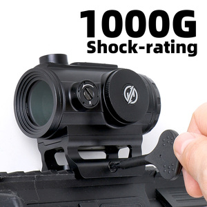 Nutrek Optics <span class=keywords><strong>VOLCA</strong></span> 1x25 Red DOT & CIRCLE Sight impermeable IPx7 Reflex Sight con LED de baja energía para Tiro Táctico - Product Image 2