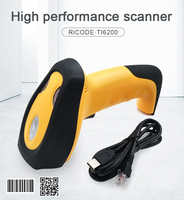 Pemindai Barcode 1D/2D Genggam yang Tangguh dan Tahan Lama, Cocok untuk Logistik Inventaris Gudang.