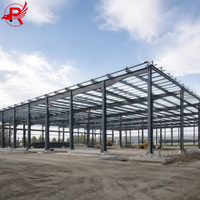Bâtiment d'entrepôt préfabriqué en structure d'acier, atelier industriel à ossature métallique sur mesure, entrepôt de stockage