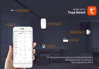 Sistem Alarm Tuya Smart WiFi GSM Bahan ABS Sensor Gerak PIR Kontrol Jarak Jauh Aplikasi Pengingat Suara Berfungsi dengan Aplikasi Tuyasmart Smartlife