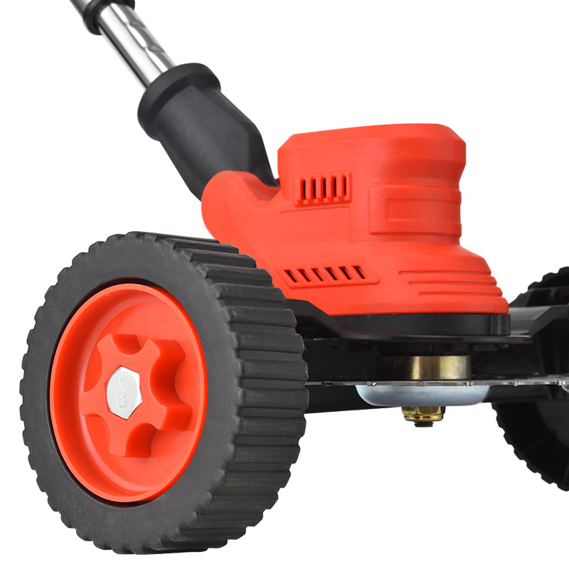 Electric Lawn Mower 20000RPM Cordless Grass Trimmer Length Adjustable Cutter Garden Tools For 21V Battery