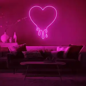 Decoração home personalizada você vai merry me logotipo acrílico luz sinal de néon personalizado