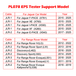 WOYO PL078 EPS-<span class=keywords><strong>Tester</strong></span> für Land Rover & <span class=keywords><strong>Jaguar</strong></span> Lenkrad motor detektor auf Bank - Product Image 5